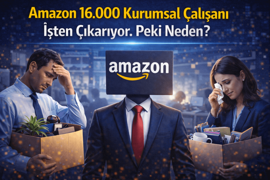 Amazon 16.000 Kurumsal Çalışanı İşten Çıkarıyor:
