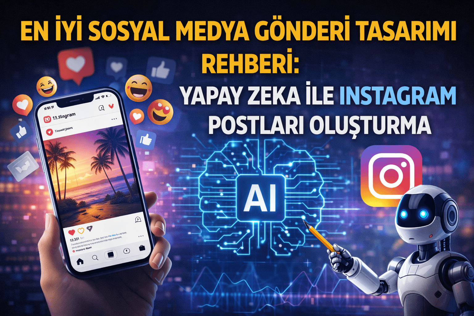 En İyi Sosyal Medya Gönderi Tasarımı Rehberi: Yapay Zeka ile Mükemmel Instagram Postları Oluşturma