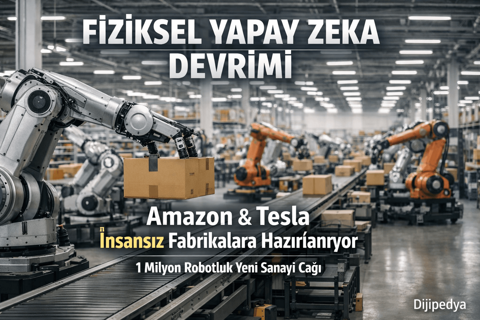 Fiziksel Yapay Zeka Devrimi: Amazon ve Tesla Fabrikaları İnsansız Geleceğe Hazırlıyor