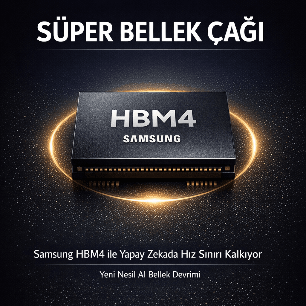 Yapay Zekada Yeni Çağ: Samsung Tüm Dengeleri Değiştiren “Süper Bellek” HBM4 İçin Düğmeye Bastı