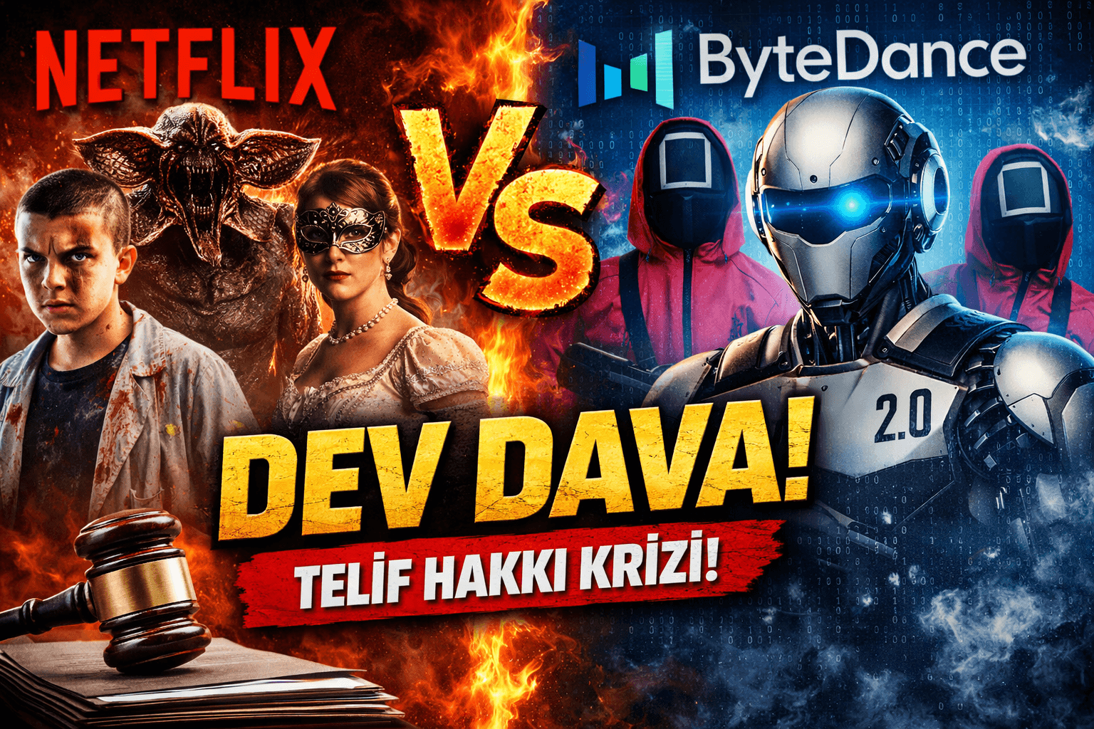 Netflix’ten ByteDance’e Sert Ültimatom: Seedance 2.0 Telif Savaşını Resmen Başlattı!