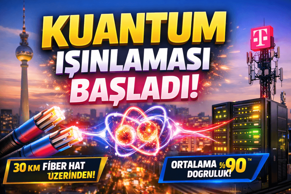 Almanyada kuantum ışınlama gerçek oldu