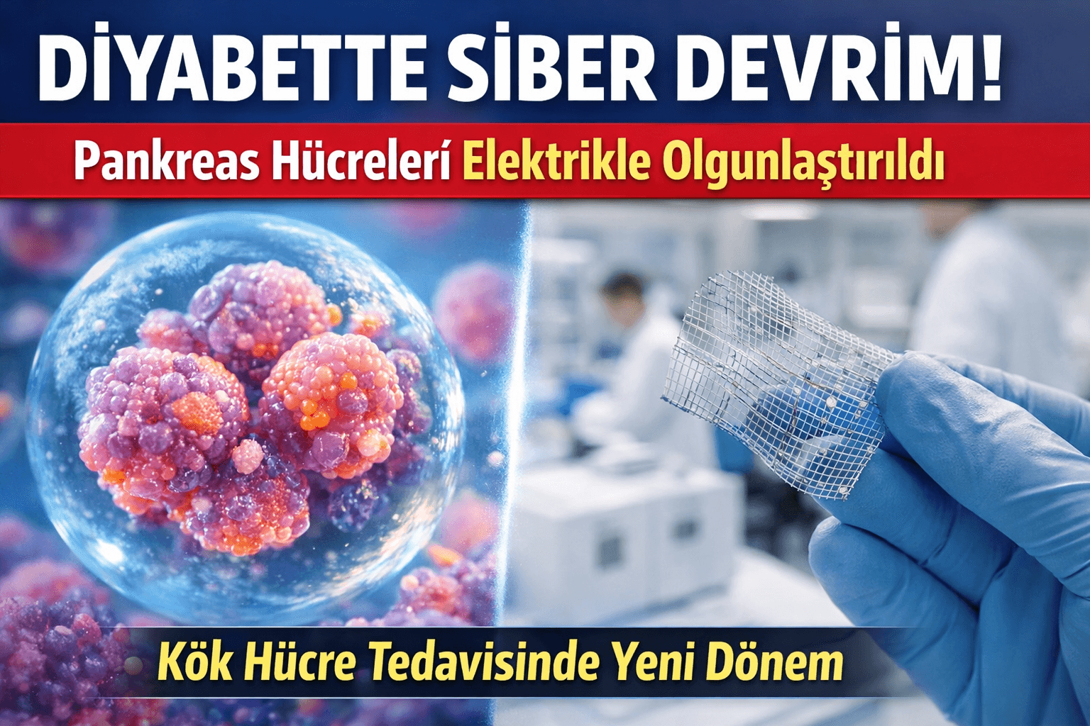 Diyabetin Sonu mu Geliyor? Laboratuvarda Üretilen ‘Siber’ Pankreas ile Tanışın!