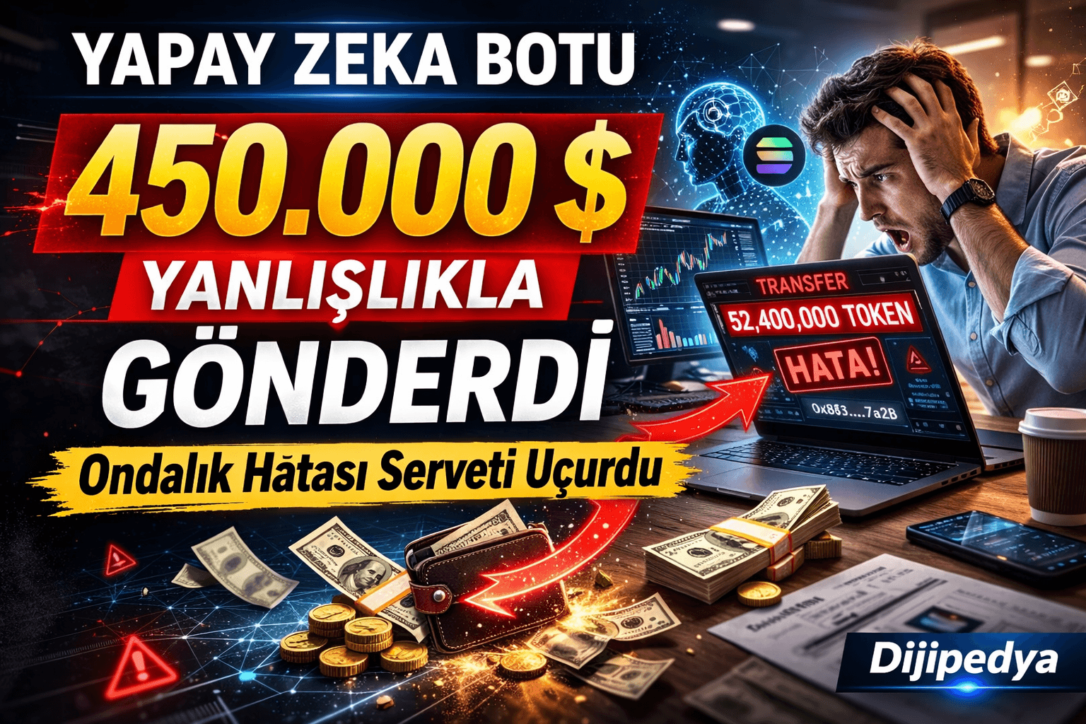 Yapay Zekâlı Kripto Botu Ondalık Hatasıyla Servet Gönderdi