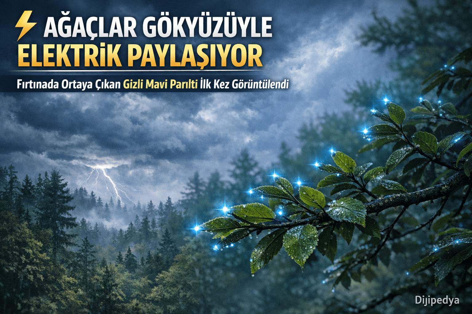 Ağaçların Gizli Elektrik Dünyası Keşfedildi