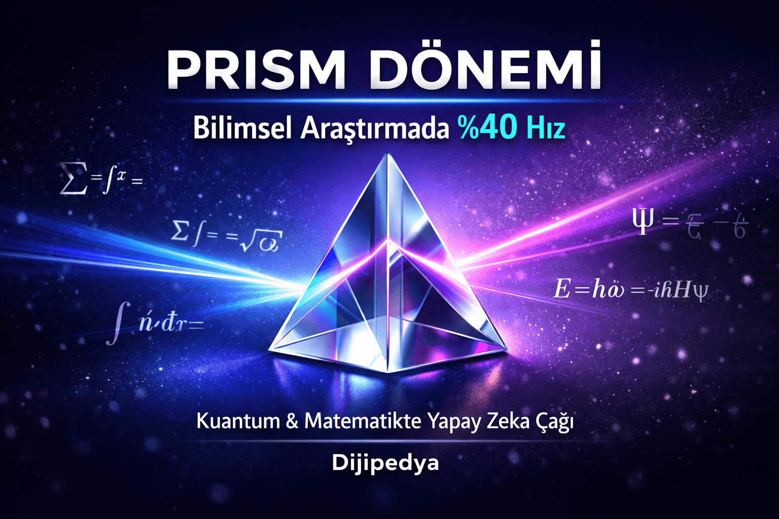 Kuantum Fiziği ve İleri Matematikte Prism Dönemi: Araştırma Süreçlerinde Yüzde 40 Hızlanma
