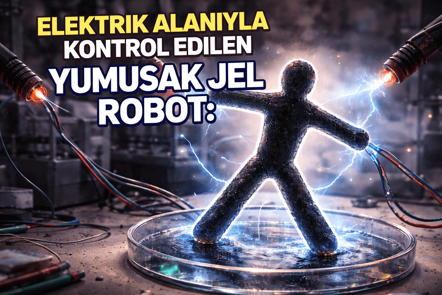 Elektrik Alanıyla Kontrol Edilen Jel Robot: Yumuşak Robotik Teknolojisinde Çığır Açan Yenilik
