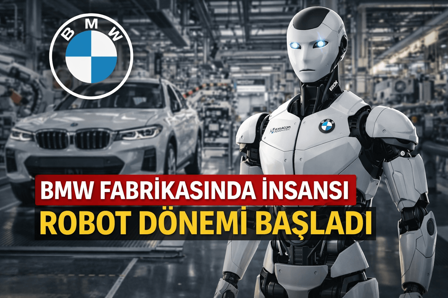 BMW&nbsp;Fabrikasında İnsansı Robot Dönemi Başladı