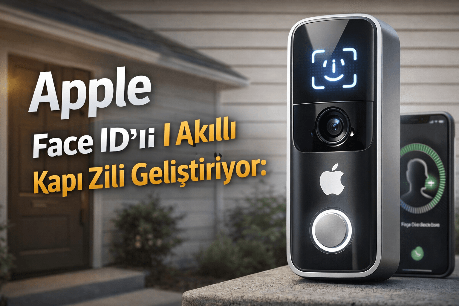 Apple Face ID’li Akıllı Kapı Zili Geliştiriyor: 2026’da Tanıtılabilir