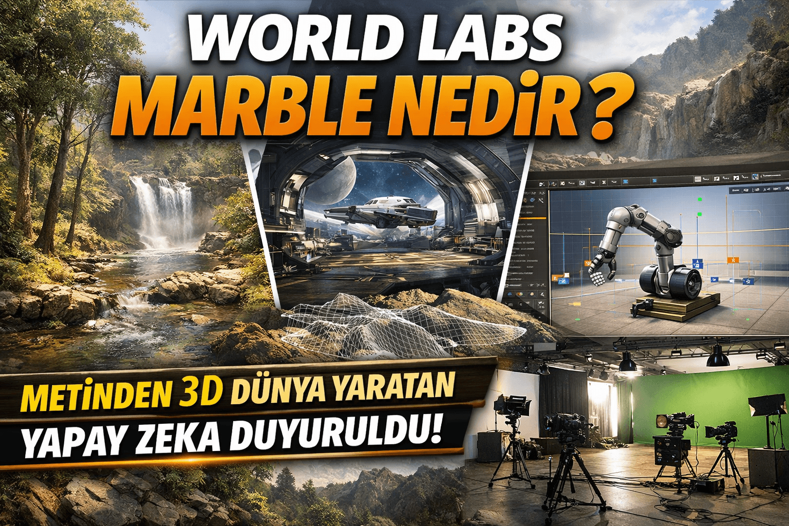 World Labs Marble Nedir? Metinden 3D Dünya Üreten Yapay Zeka Tanıtıldı !