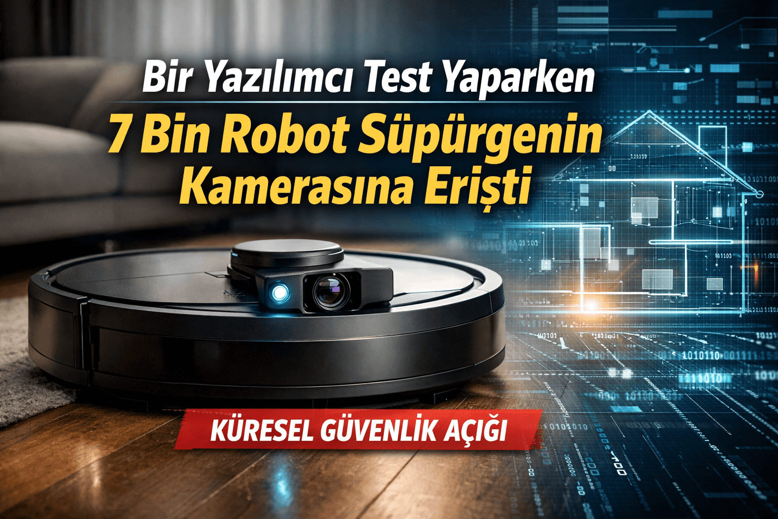 Bir Yazılımcı Test Yaparken 7 Bin Robot Süpürgenin Kamerasına Erişti