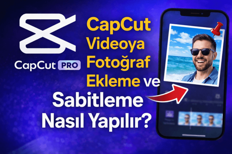 CapCut uygulamasında videoya fotoğraf ekleme ekranı