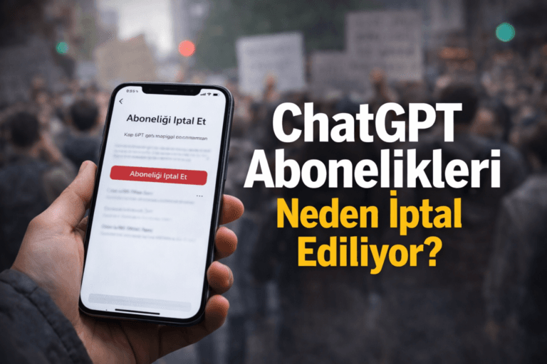 ChatGPT Abonelikleri Neden İptal Ediliyor?