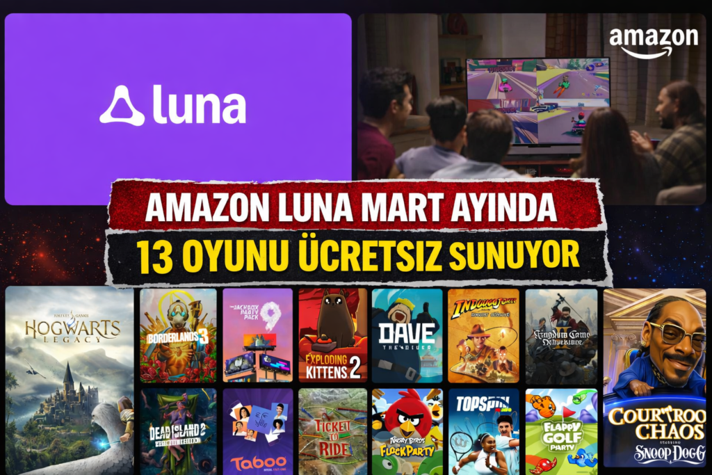 Amzon Luna Ücretsiz Oyun