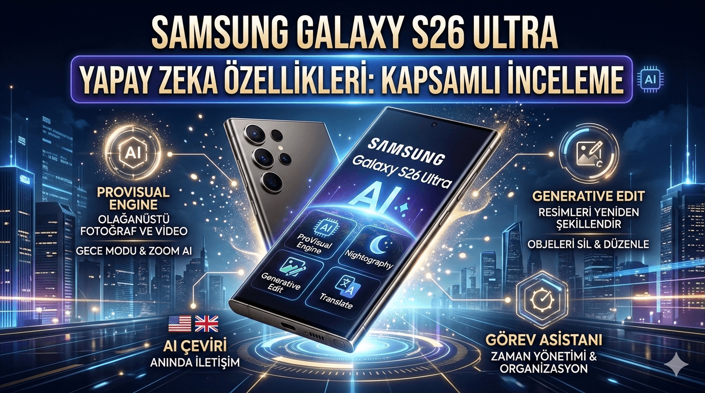 Samsung Galaxy S26 Ultra Yapay Zeka Özellikleri: Kapsamlı İnceleme