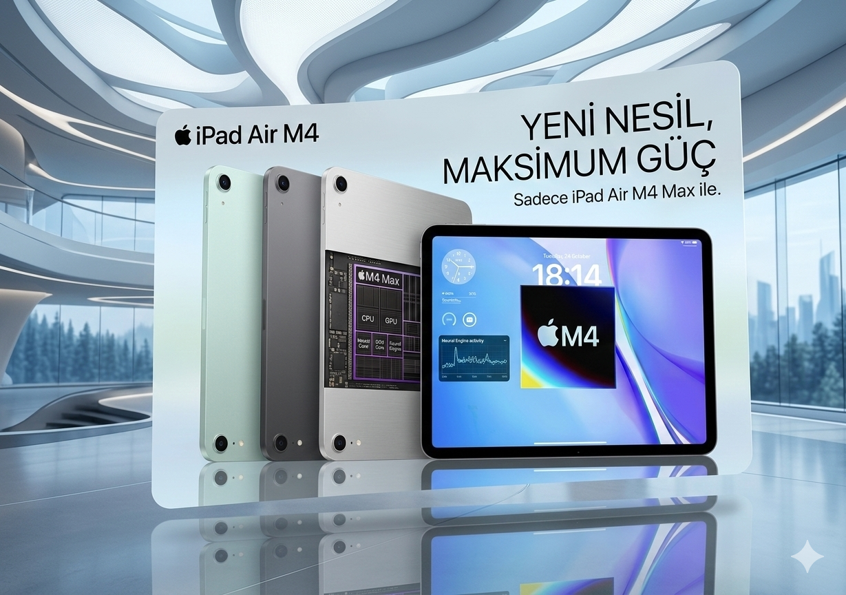 M4 iPad Air Ön Siparişte 50$ İndirimli
