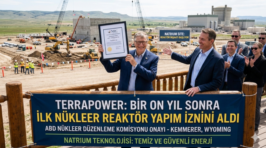Bill Gates’in TerraPower Şirketi Yeni Nükleer Reaktör İzni Aldı