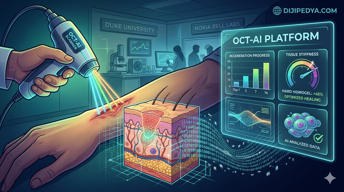 Yapay Zeka Derinin Altını “Görüyor”: Biyopsiye Gerek Kalmadan Yara Takibi Dönemi!