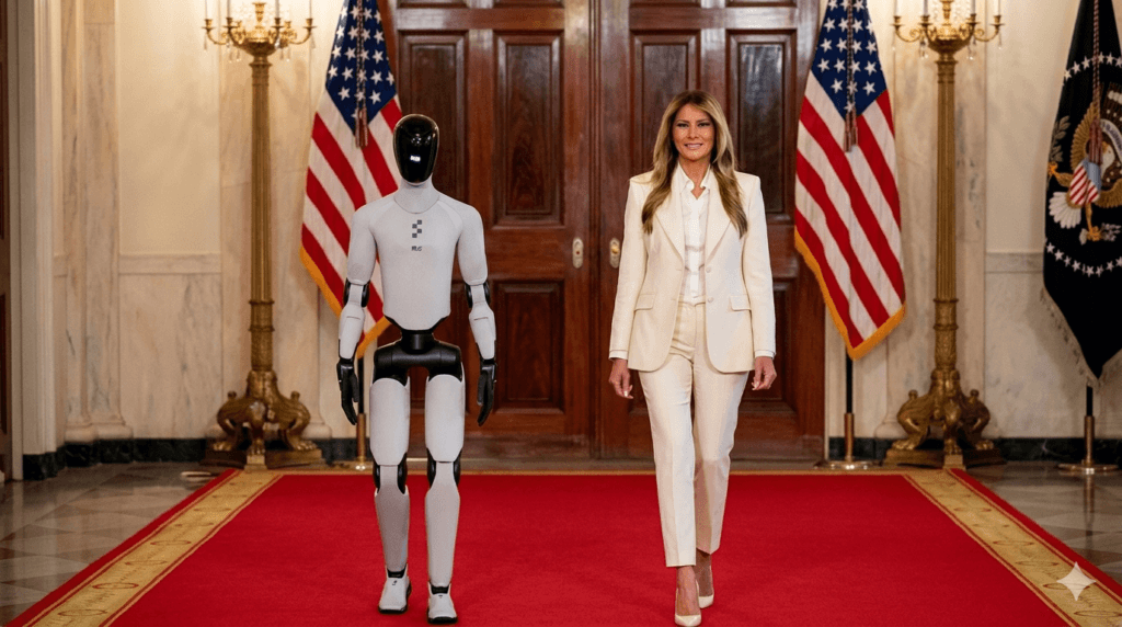 Melania Trump Yapay Zeka Robotlarla