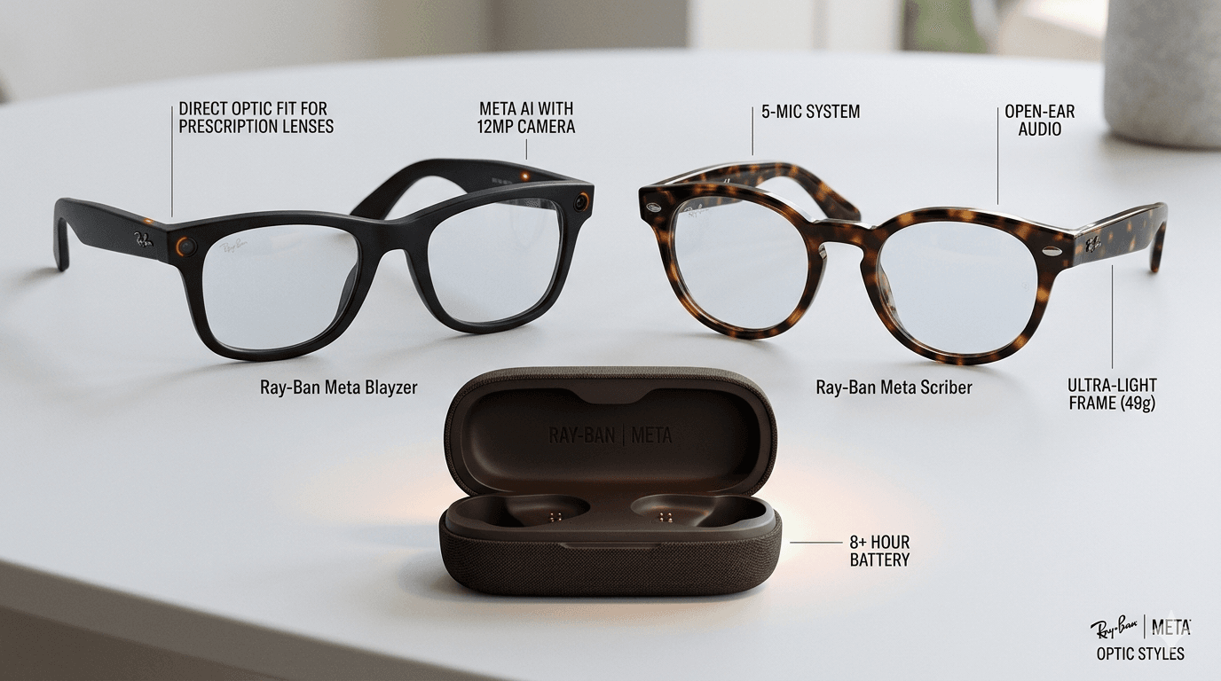 Meta’dan Reçeteli Cam Kullanıcılarına Özel Ray-Ban Gözlük