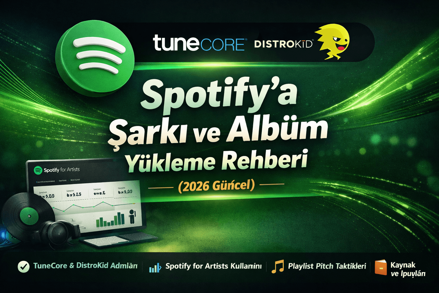 Spotify’a Şarkı ve Albüm Yükleme Rehberi (2026 Güncel)