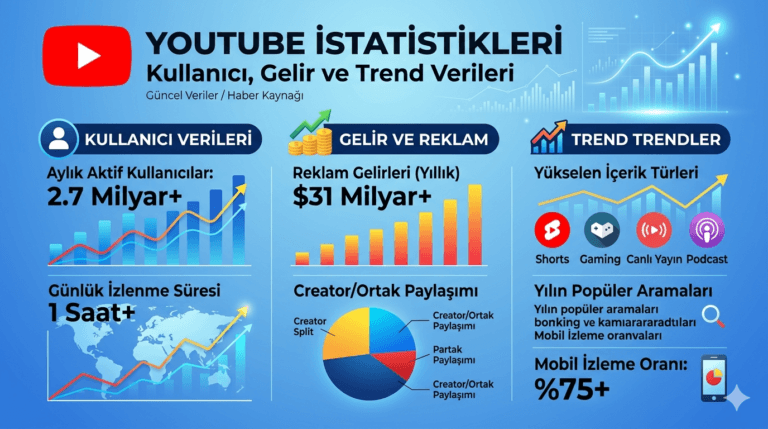 Youtube kullanıcı İstatistikleri