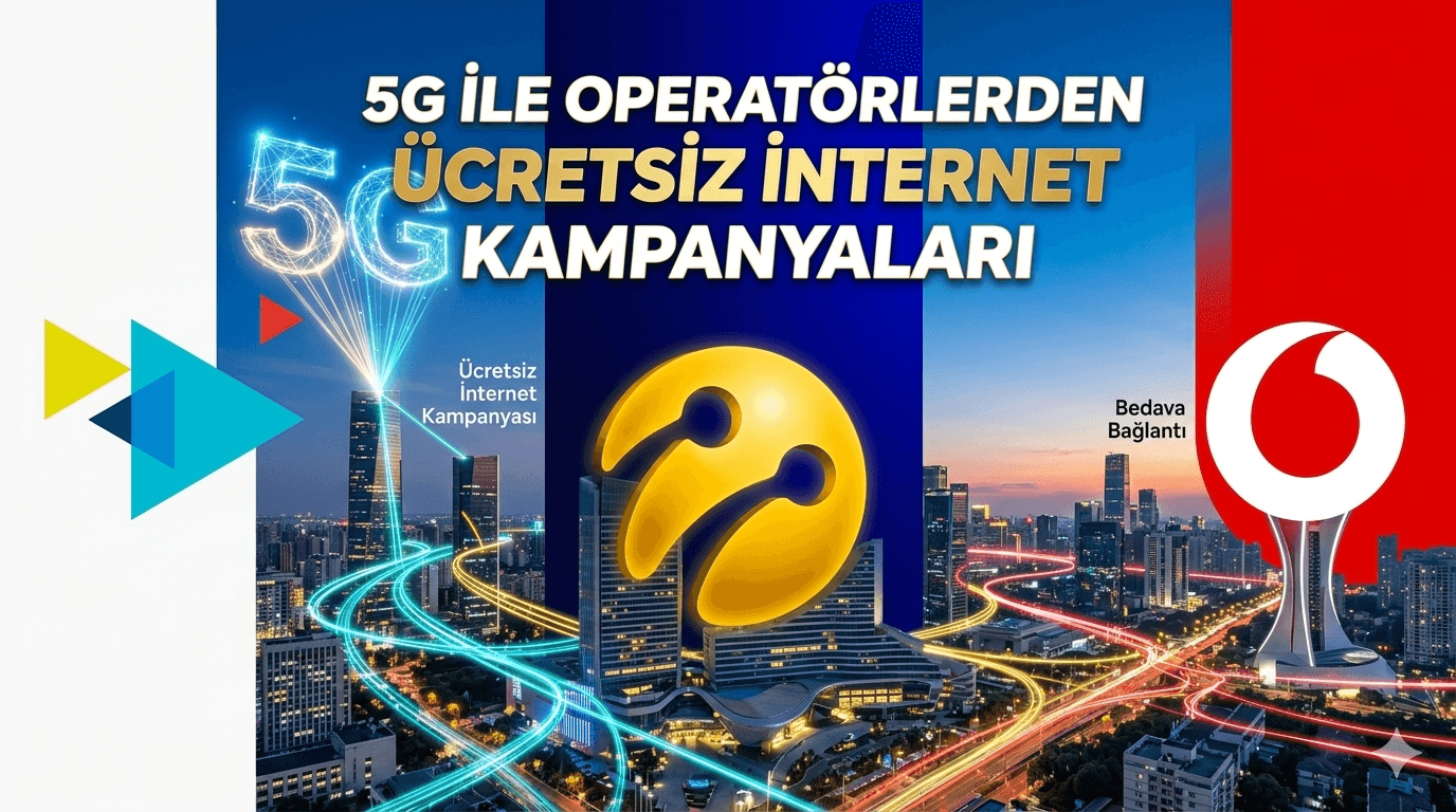 Türkiye’de 5G Aktif Edildi: Operatörler Ücretsiz İnternet Kampanyalarını Duyurdu!