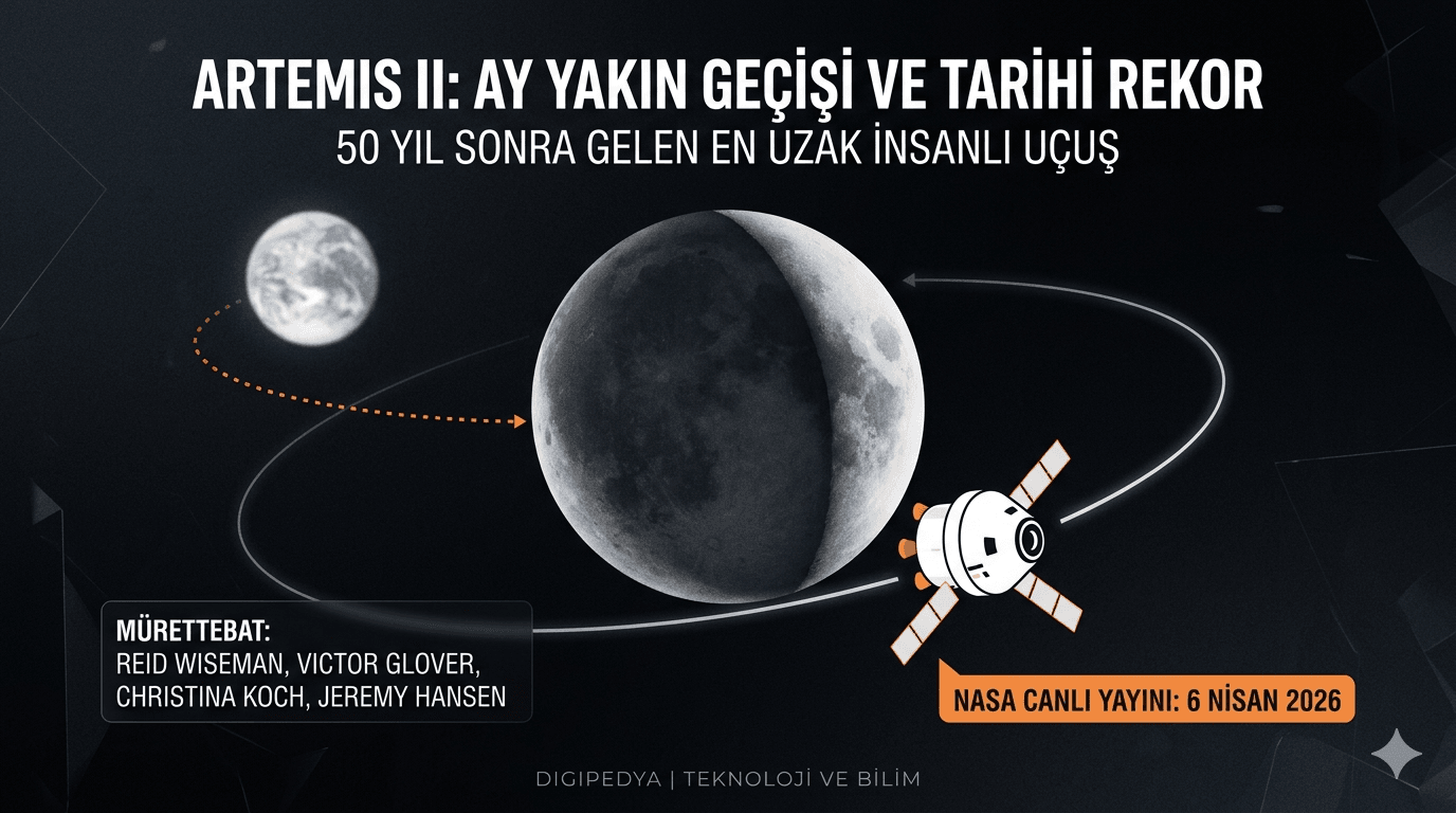 50 Yıl Sonra Gelen Rekor: Artemis II Bugün Ay’ın Karanlık Yüzünde