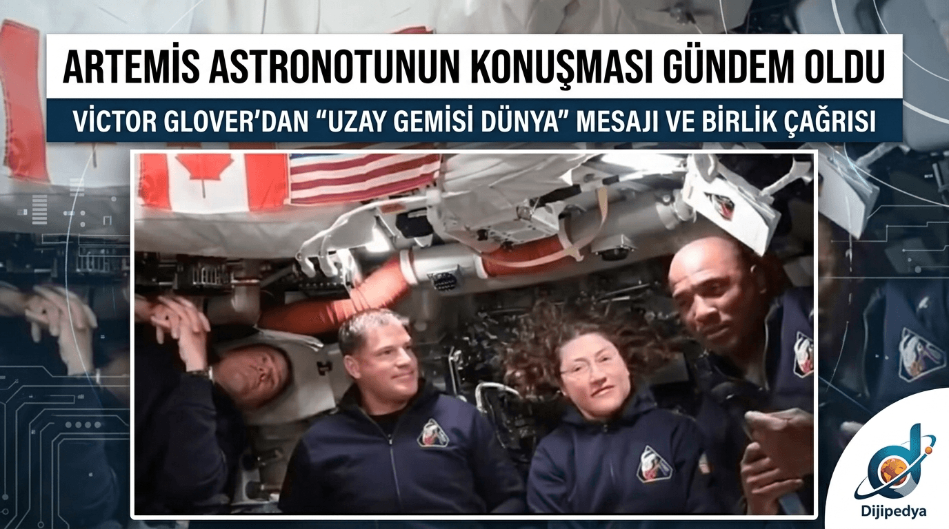 Artemis II Astronotu Victor Glover: Uzaydan Bakınca Hepimiz Biriz