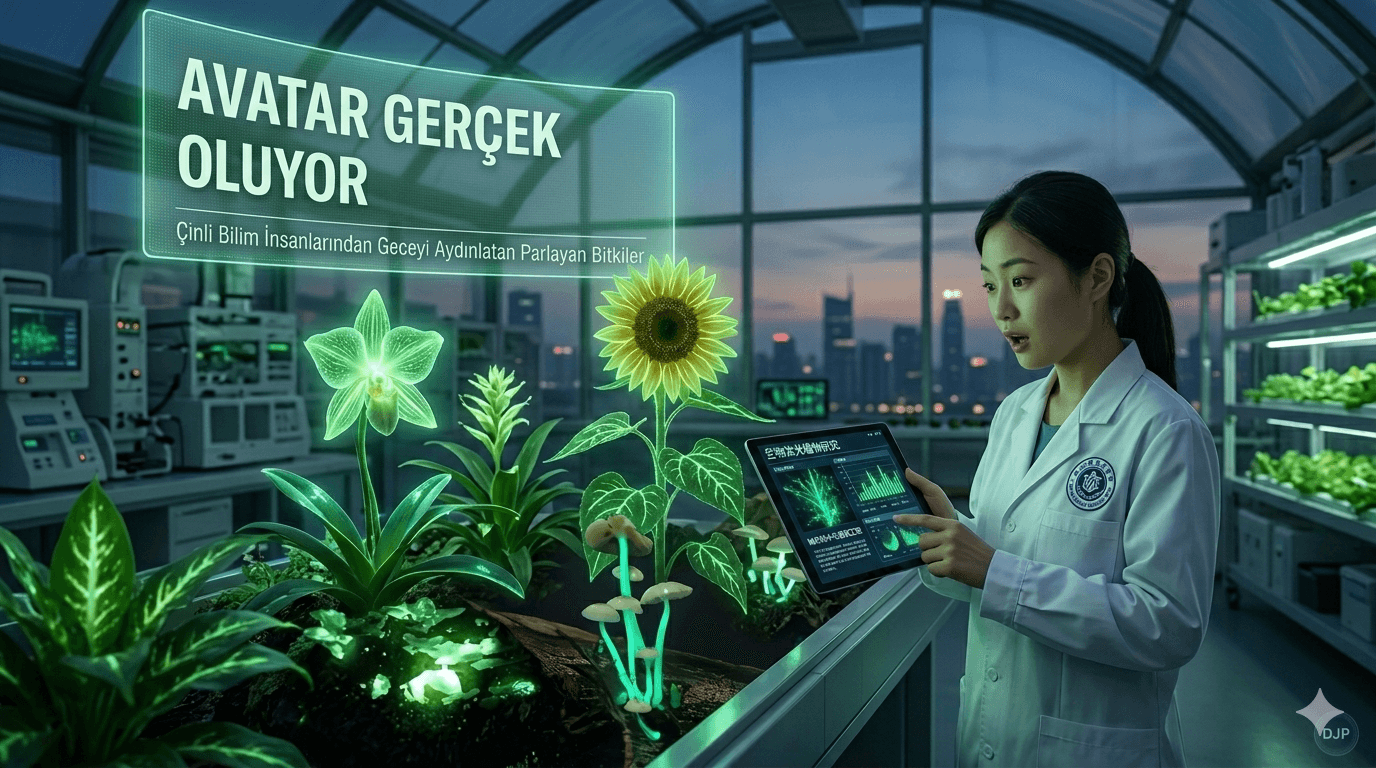 Avatar Gerçek Oluyor: Çinli Bilim. İnsanlarından Geceyi Aydınlatan Parlayan Bitkiler