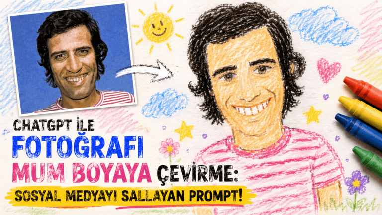 ChatGPT ile Fotoğrafı Mum Boyaya Çevirmek: