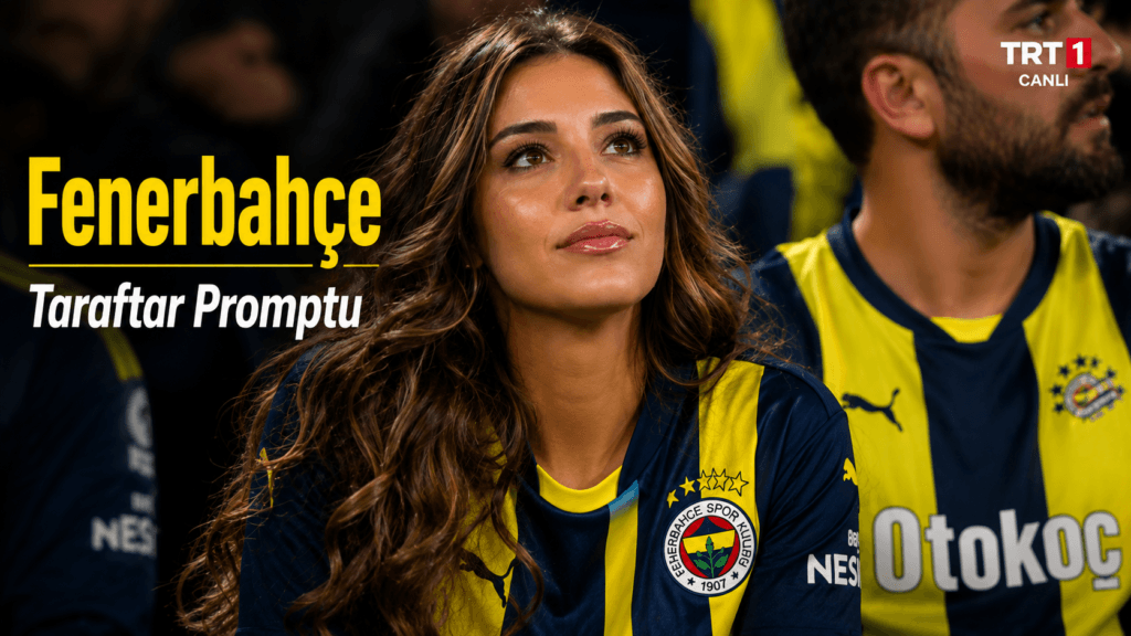 Gece maçında sarı-lacivert atkılar takan ve bayrak sallayan coşkulu taraftarların doldurduğu Kadıköy esintili futbol stadyumu tribün