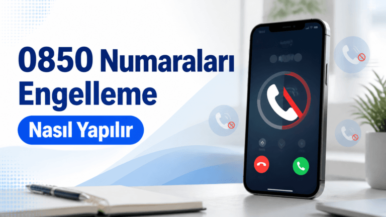 0850 numaraları engelleme: e-Devlet, İYS ve telefon
