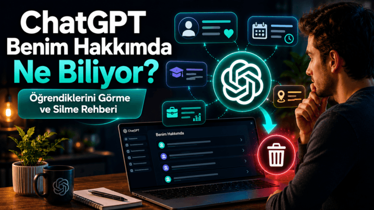 ChatGPT hafıza Silme