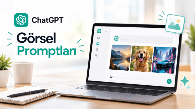 ChatGPT ile profesyonel görsel oluşturmak için konu, stil, ışık, kompozisyon ve kalite ayrıntıları içeren örnek yapay zekâ promptu.
