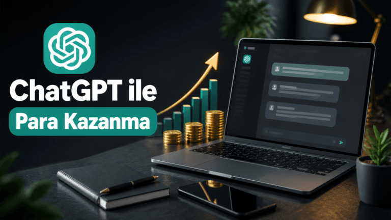 ChatGPT ile para kazanma 2026: Yapay zeka ile gelir elde etme yöntemleri