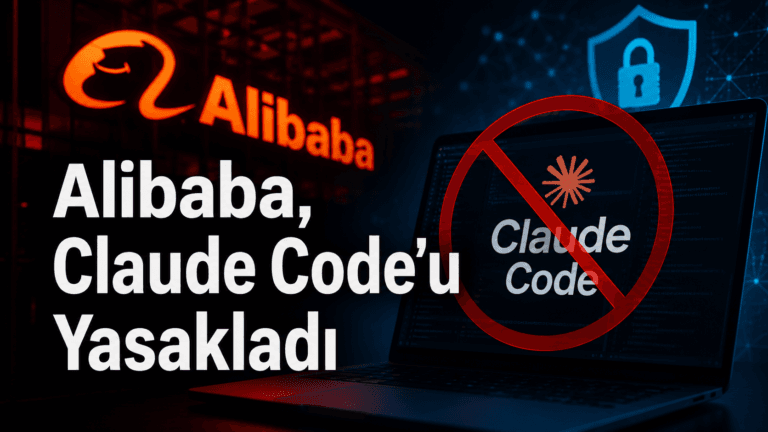 Alibaba'nın Claude Code kullanımını yasaklamasına dair haber görseli