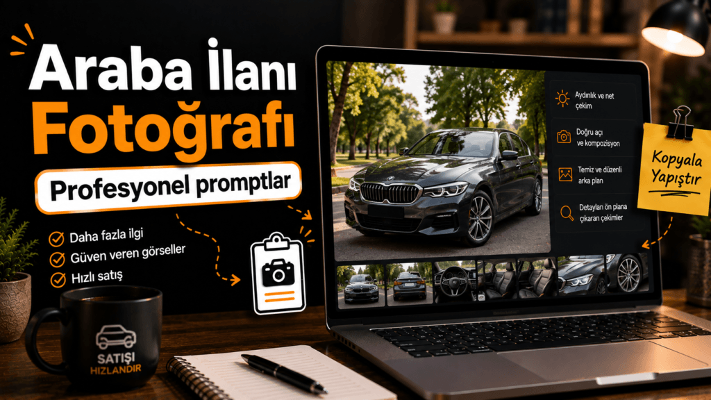 Arabanızı profesyonel fotoğraf çekimine dönüştürecek yapay zeka promptları