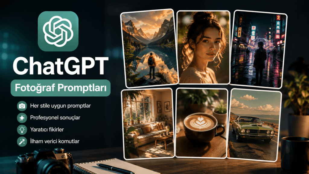 ChatGPT profesyonel fotoğraf promptları: 10 hazır komut