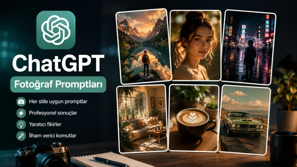 ChatGPT profesyonel fotoğraf promptları: 10 hazır komut