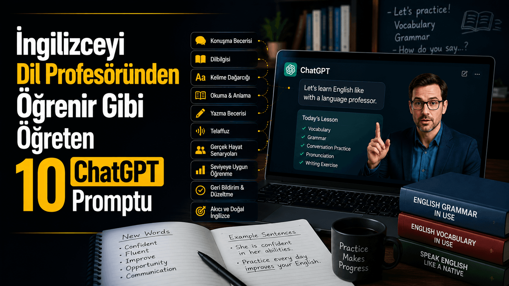 Chatgpt ile İngilizce Öğreten 10 Etkili Komut