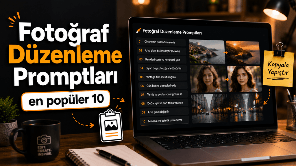 ChatGPT fotoğraf düzenleme promptları: 2026’nın en popüler 10 promptu