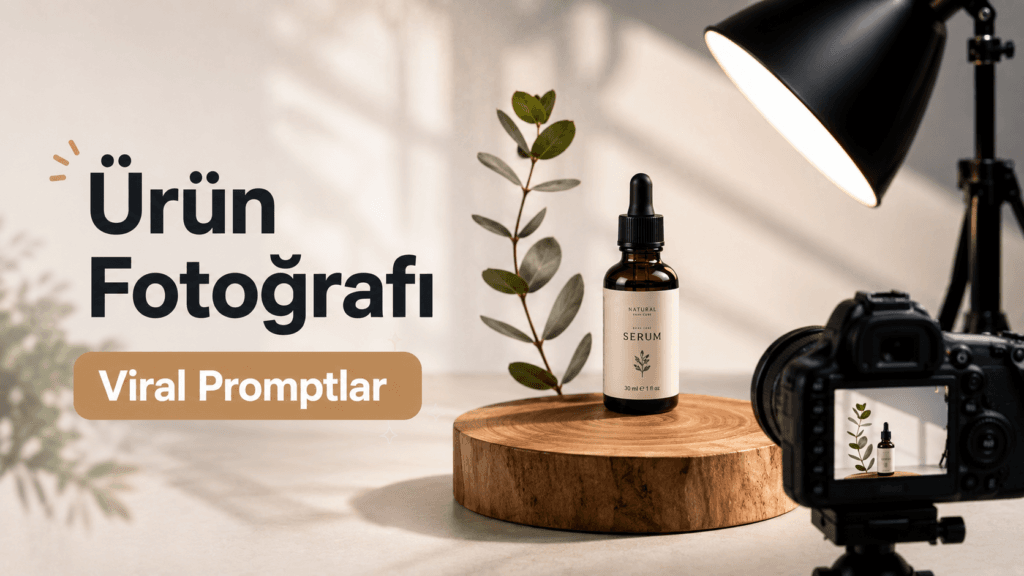 Ürün fotoğrafı iyileştirme promptları: 12 viral yapay zeka komutu