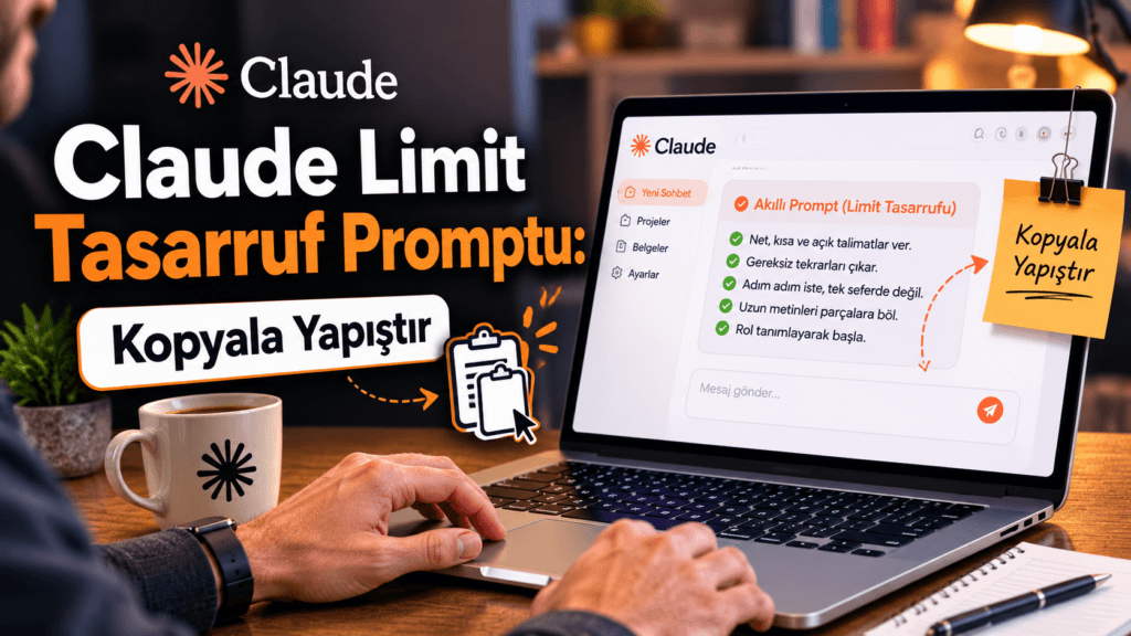 Claude token tasarrufu promptu: Kopyala yapıştır