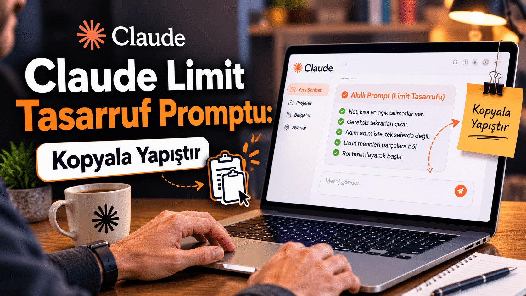 Claude Token Tasarrufu Promptu: Kopyala Yapıştır (2026)