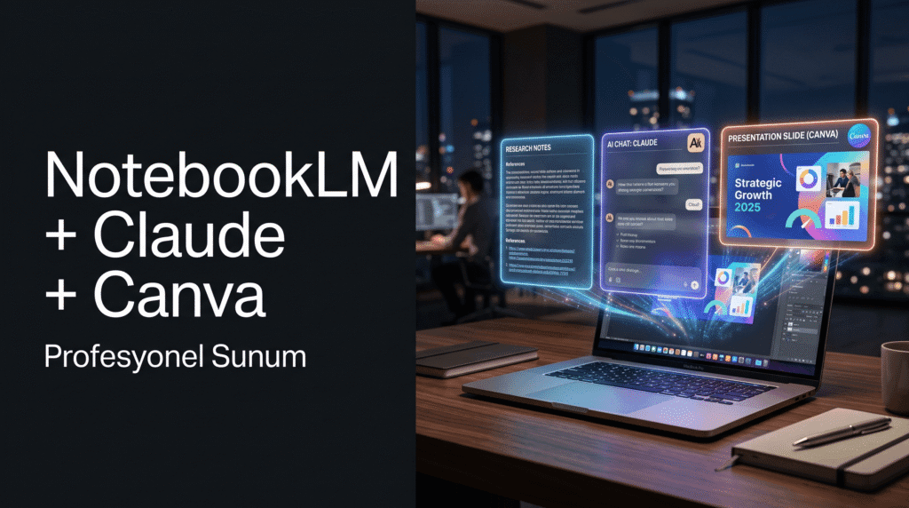 NotebookLM + Claude + Canva: Profesyonel Sunum İş Akışı