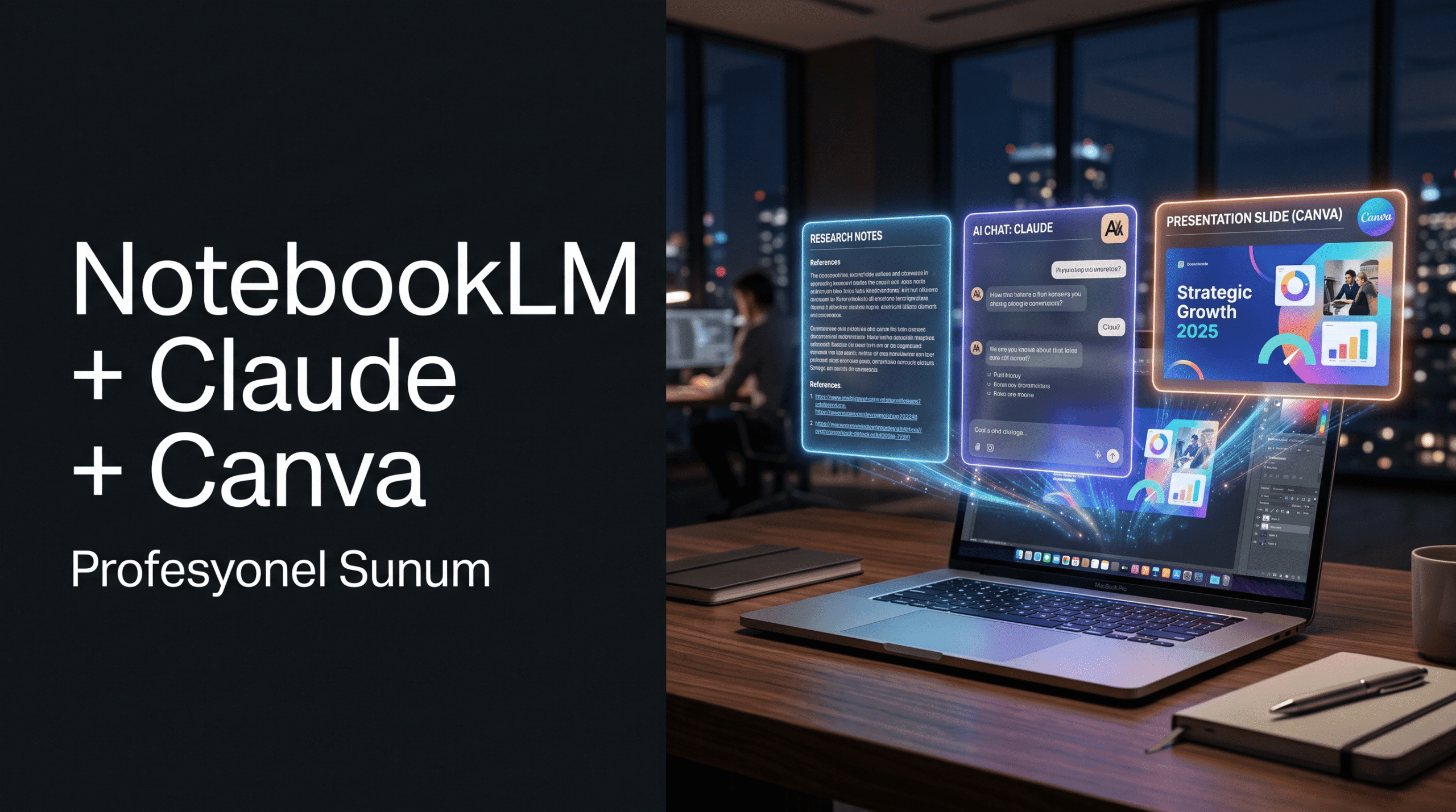 NotebookLM + Claude + Canva: Profesyonel Sunum İş Akışı