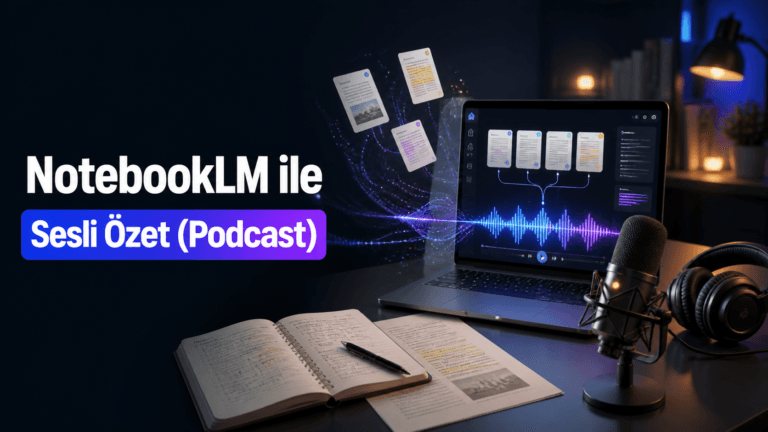 NotebookLM ile Sesli Özet (Podcast) Nasıl Hazırlanır?