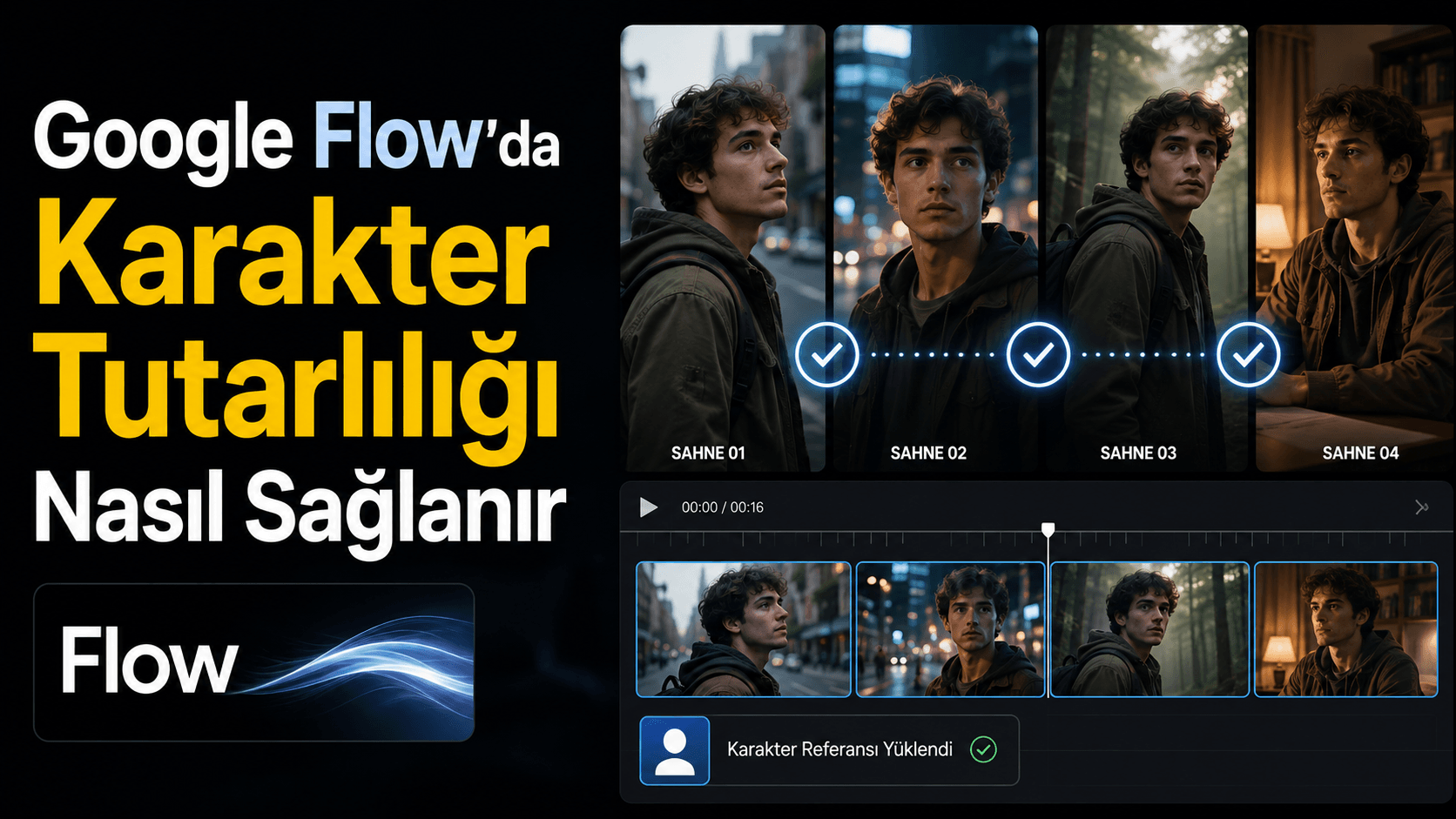 Google Flow’da Karakter Tutarlılığı: Aynı Karakteri Her Sahnede Kullanma