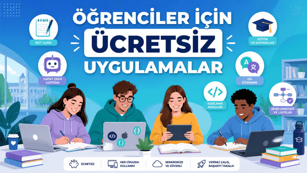Öğrencilere Ücretsiz Uygulamalar: 2026 Güncel Yapay Zeka Rehberi